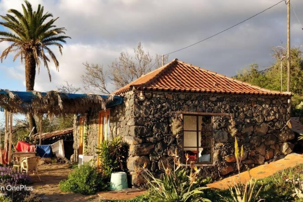 Villa Casita En El Campo Con Vista Al Oceano Tijarafe Exterior foto