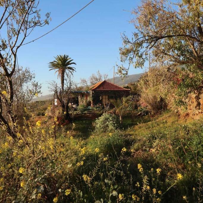 Villa Casita En El Campo Con Vista Al Oceano Tijarafe Exterior foto