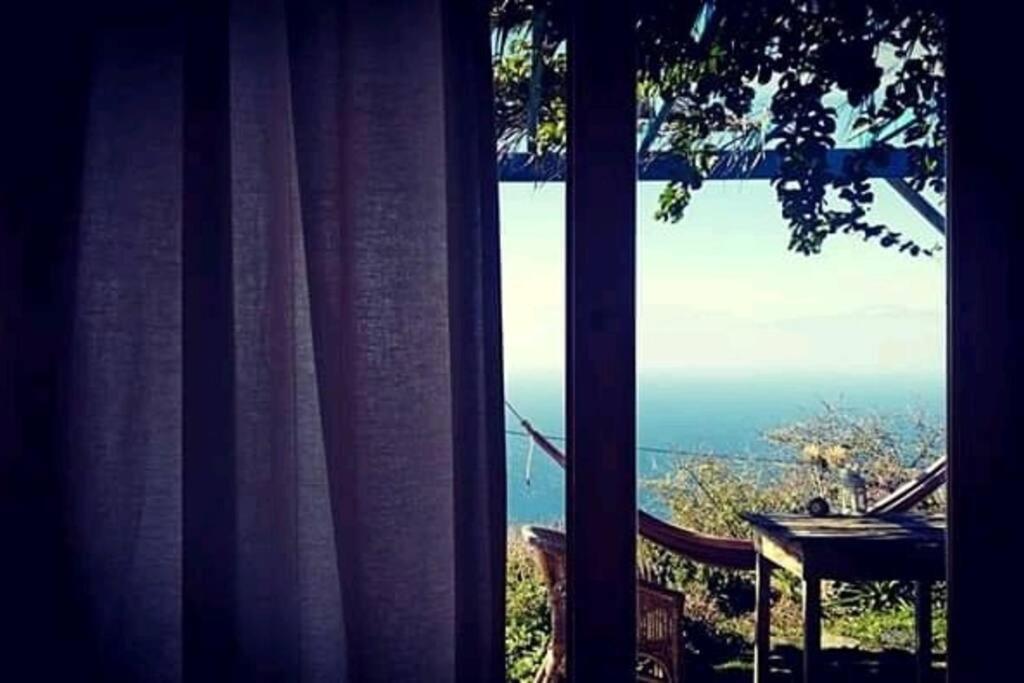 Villa Casita En El Campo Con Vista Al Oceano Tijarafe Exterior foto
