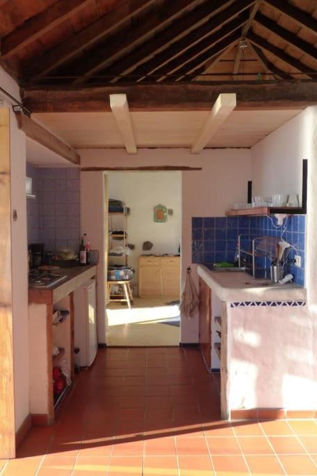 Villa Casita En El Campo Con Vista Al Oceano Tijarafe Exterior foto
