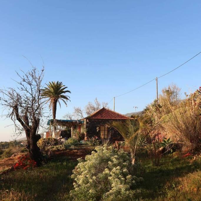 Villa Casita En El Campo Con Vista Al Oceano Tijarafe Exterior foto